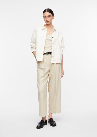 COMMA Baggy Hose in Beige: Vorderseite