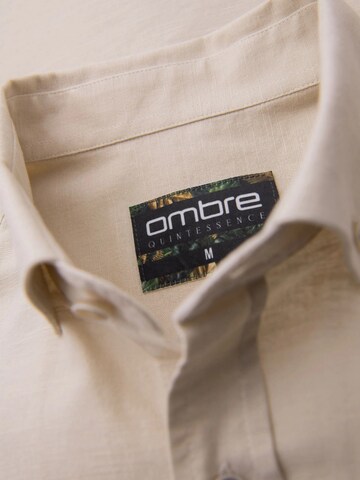 Ombre Regular fit Overhemd in Beige