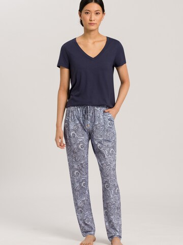 Hanro Pajama Pants ' Sleep & Lounge ' in Blue