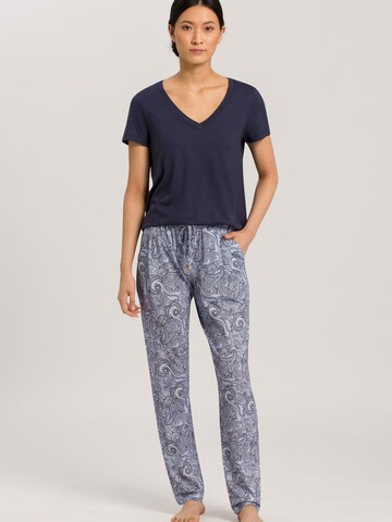 Hanro Pyjamabroek ' Sleep & Lounge ' in Blauw