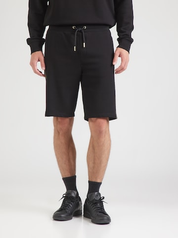 Karl Lagerfeld Normální Kalhoty – černá: přední strana