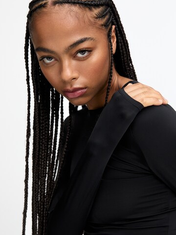 Pull&Bear Shirt in Schwarz