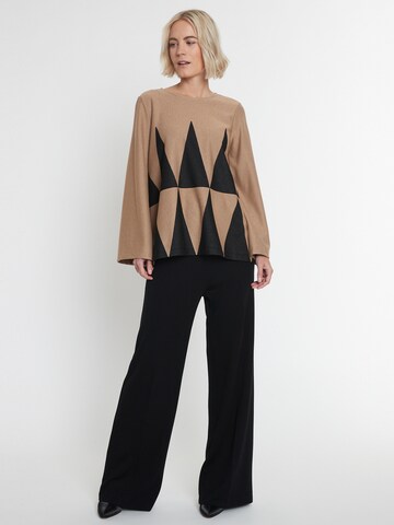 Ana Alcazar Sweater 'Milesa' in Brown