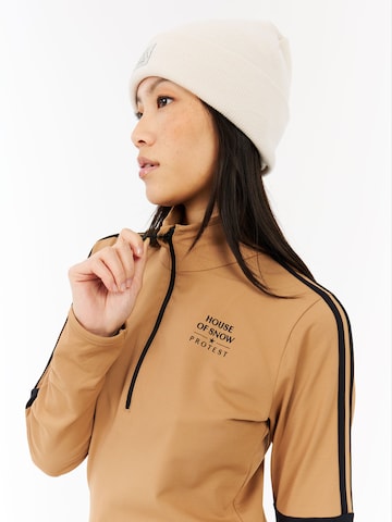 PROTEST Sportsweatshirt 'PRTCarly' in Braun