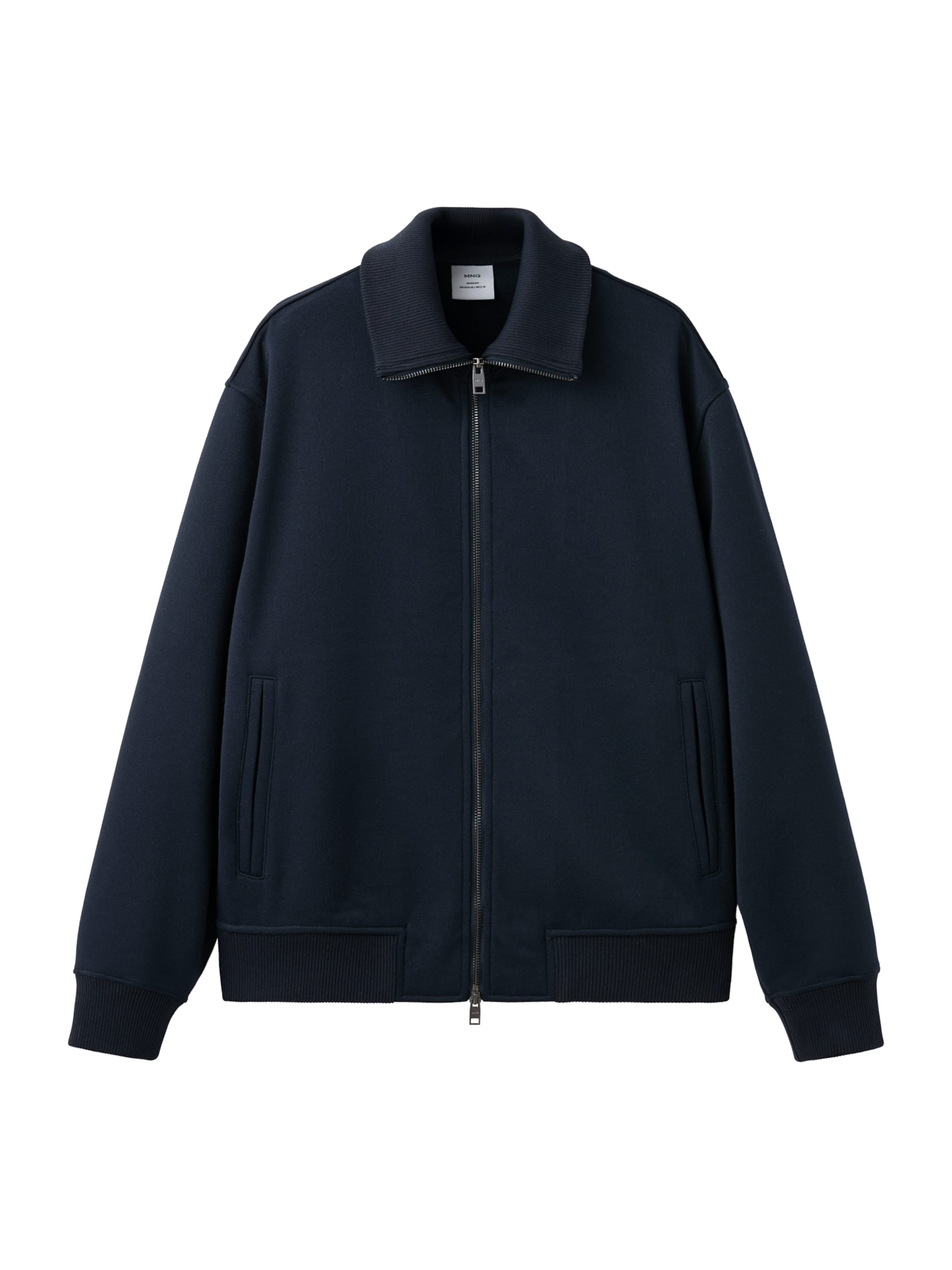 MANGO MAN Sweatjacke in Blau: Vorderseite