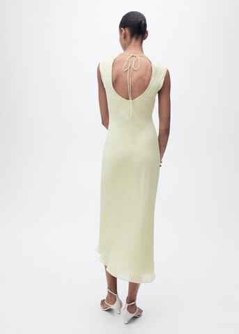 MANGO Evening Dress 'Agua' in Yellow