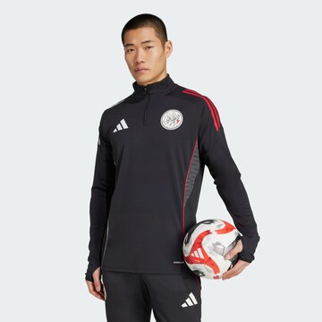 ADIDAS PERFORMANCE Functioneel shirt 'Ajax Tiro 25 Competition' in Zwart: voorkant