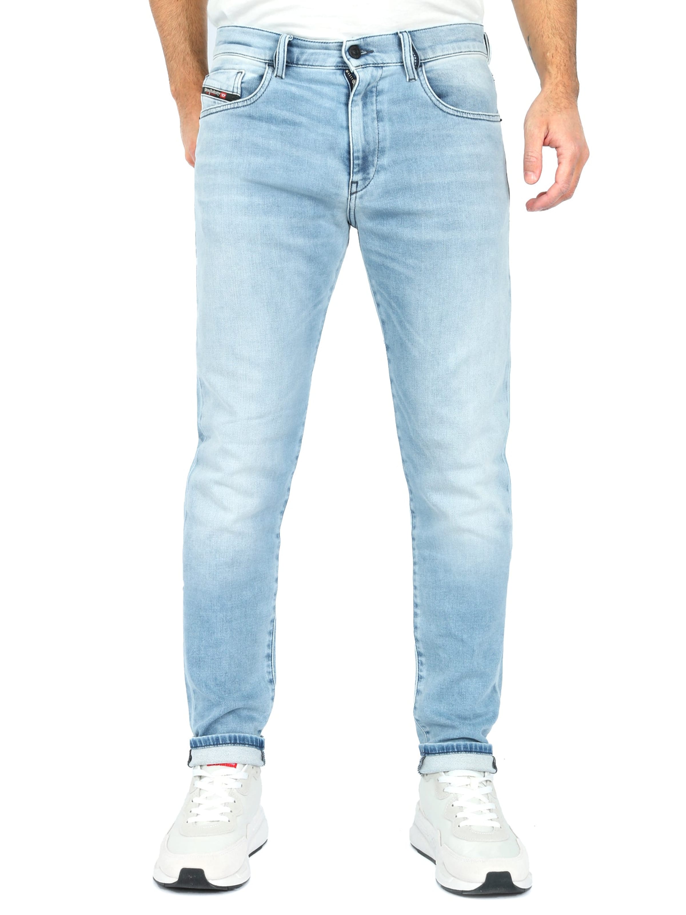 DIESEL Slimfit Jeans 'D-STRUKT SUPERSTRETCH JOGGJEANS'‌‌‌‌‌‌‌‌ in Blau: Vorderseite