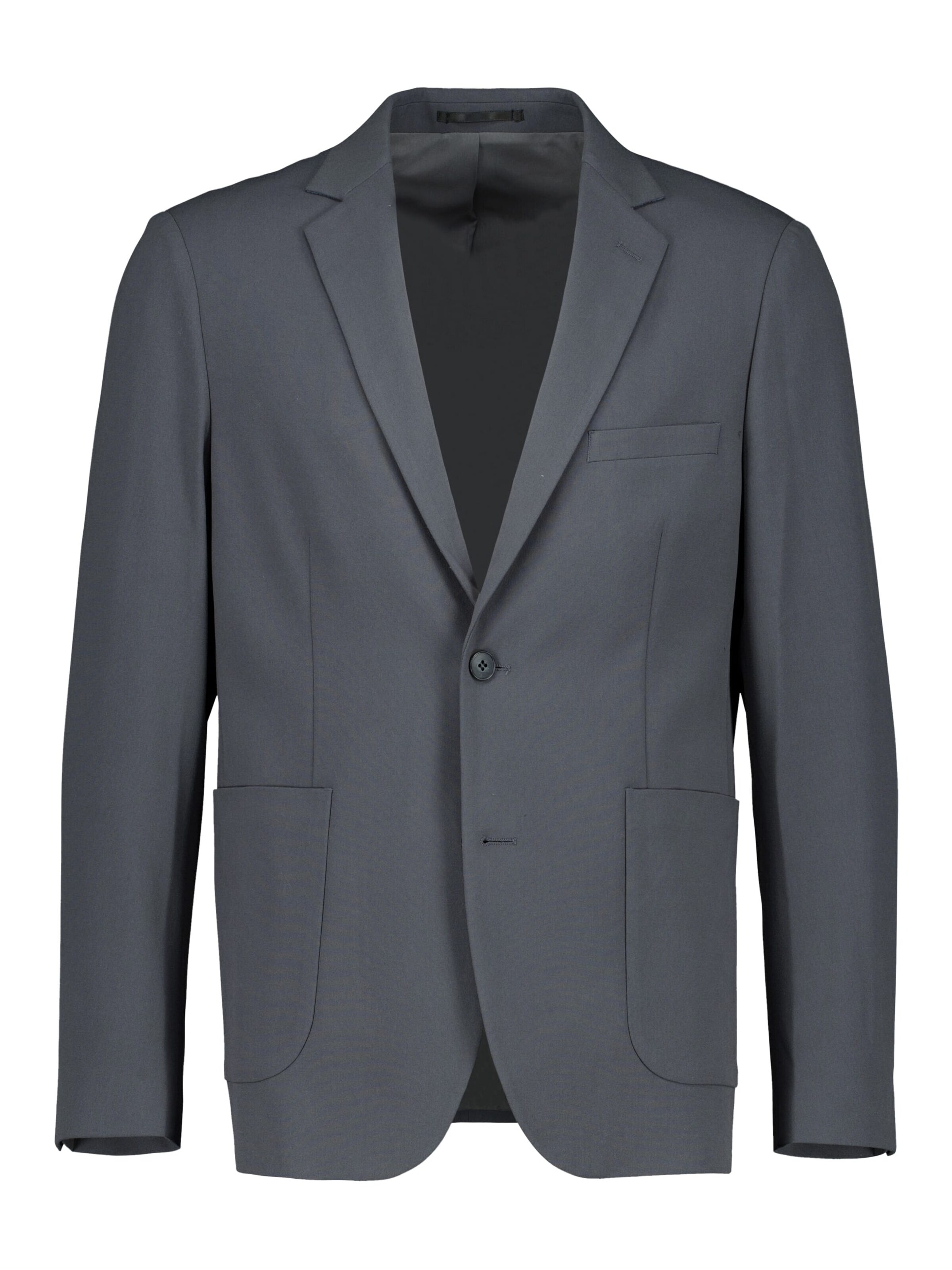 Lindbergh Regular fit Business-colbert in Grijs: voorkant