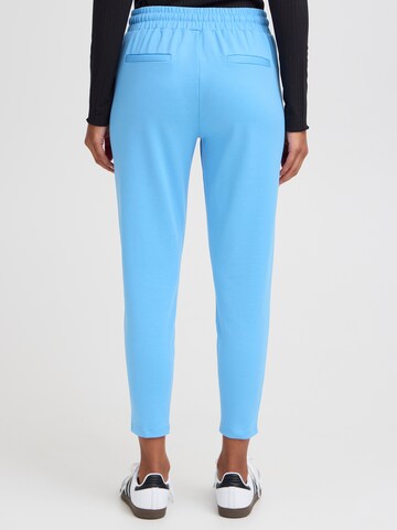 Coupe slim Pantalon à pince 'KATE' ICHI en bleu