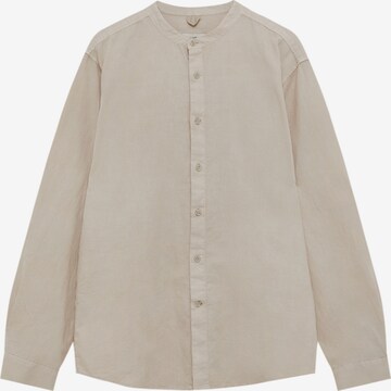 Pull&Bear Button Up Shirt in Beige: front