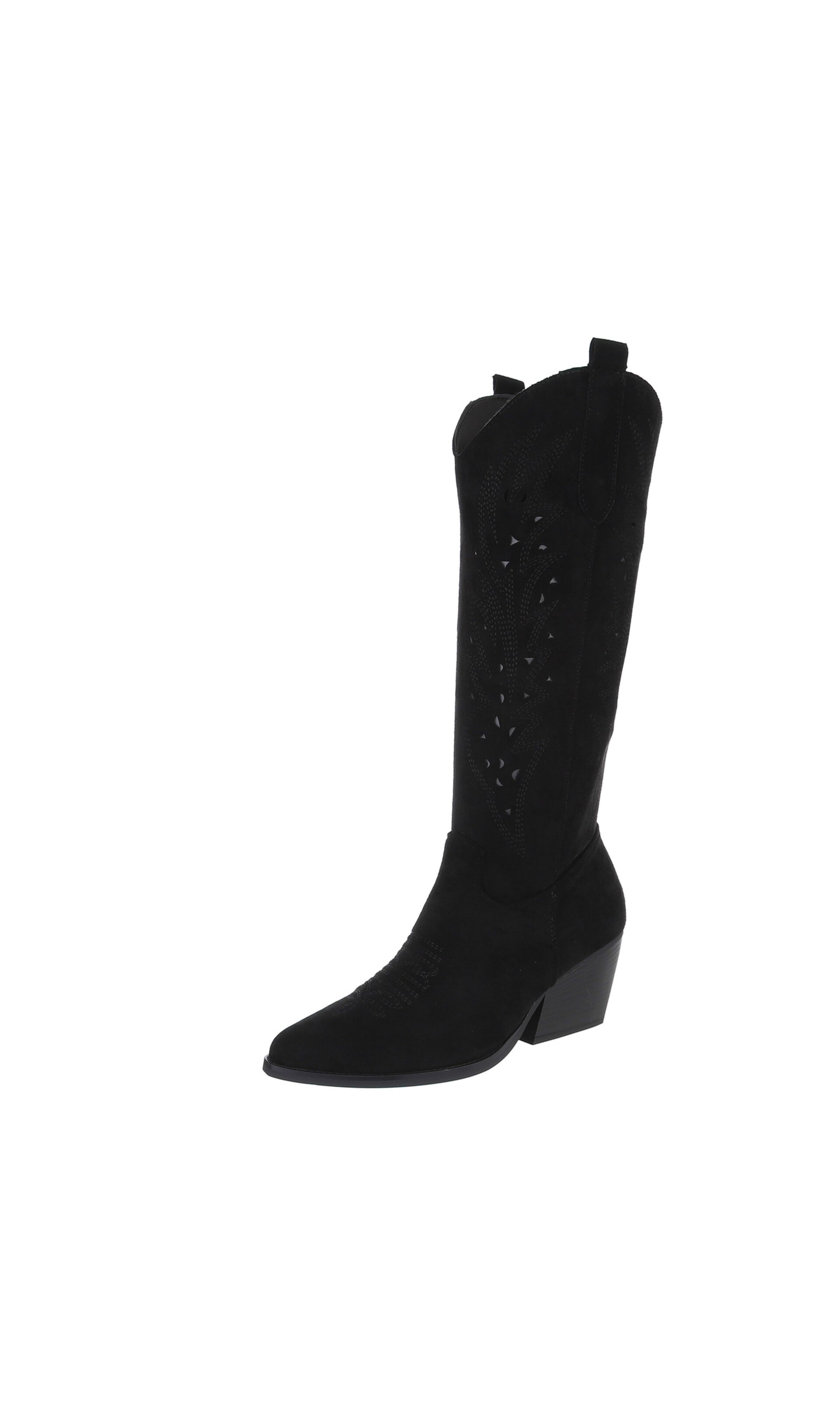 Ital-Design Boots in Black: front