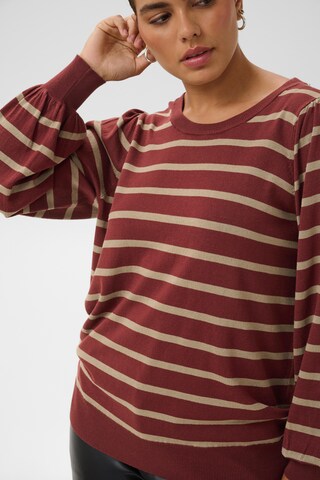 Pull-over 'Lizzy ' KAFFE CURVE en rouge