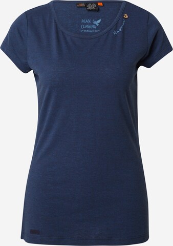 Ragwear Majica 'MINTT' | modra barva: sprednja stran
