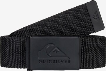 Ceinture 'Principal Schwack' QUIKSILVER en noir : devant
