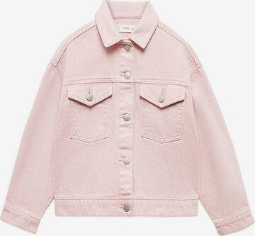 MANGO KIDS Between-Season Jacket 'Sabina' in Pink: front