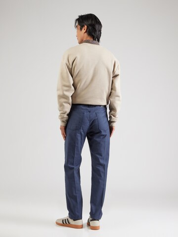 SCOTCH & SODA Tapered Ráncos nadrág 'DOBBY' - kék: hátul