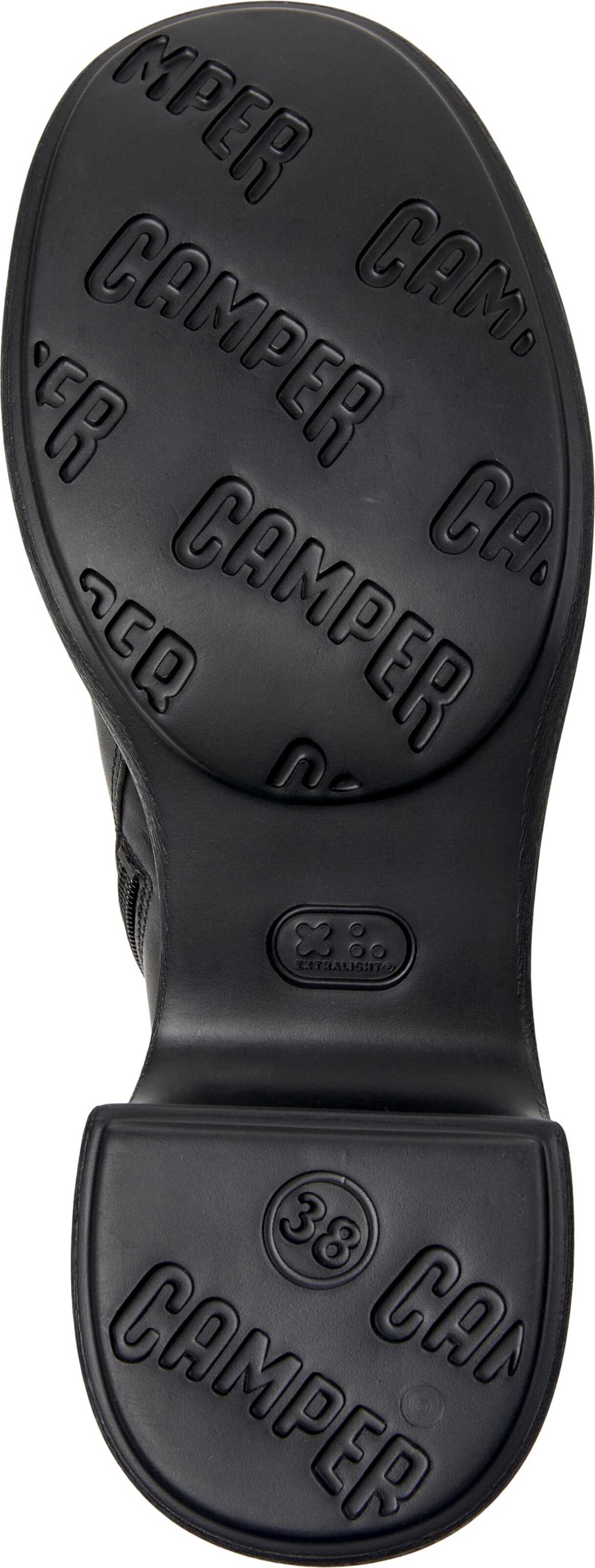 CAMPER Enkellaarsje in Zwart