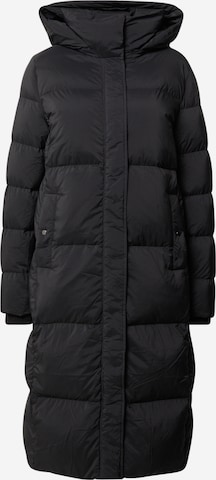 s.Oliver BLACK LABEL Χειμερινό παλτό σε μαύρο: μπροστά