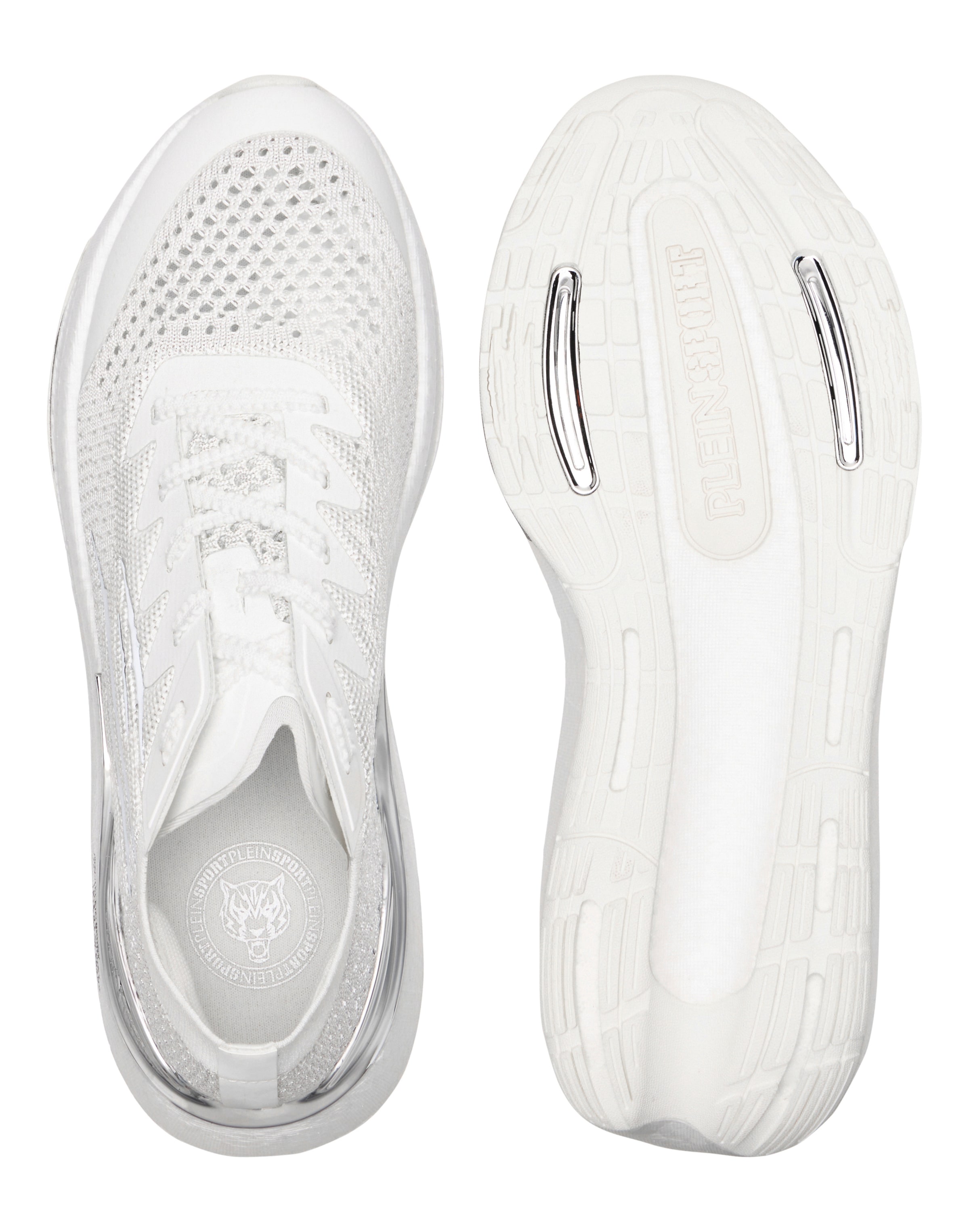 Plein Sport - Sapatilhas baixas em branco