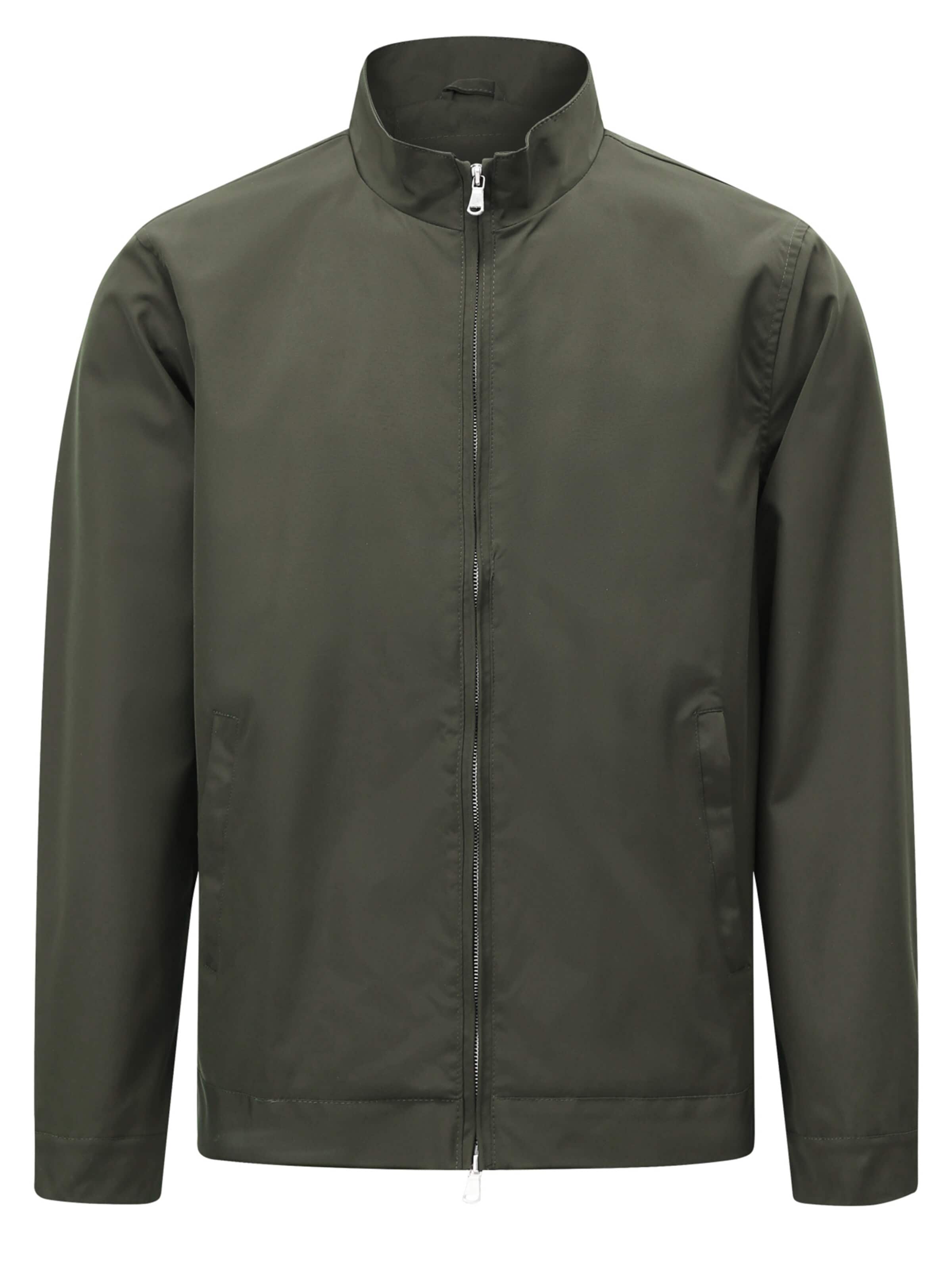ALLTHEMEN Between-Season Jacket 'Windstille' in Green