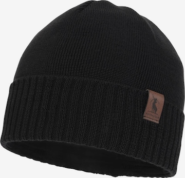 Maxte Mütze in Schwarz: Vorderseite