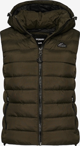 Superdry Bodywarmer in Bruin: voorkant