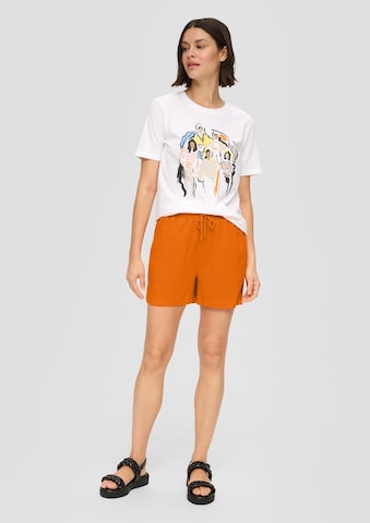 Regular Pantalon s.Oliver en orange