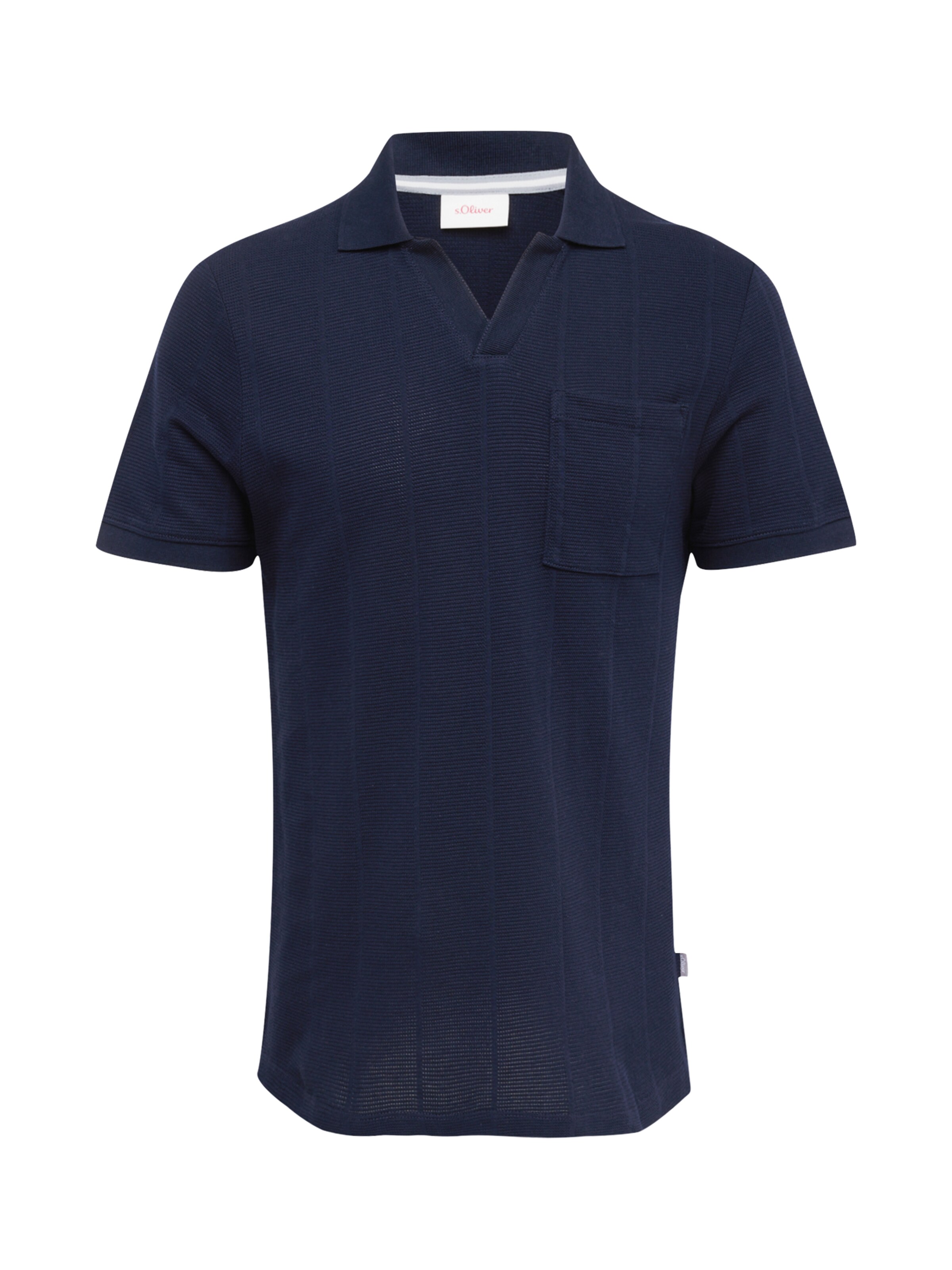 s.Oliver Shirt in de kleur Navy, Productweergave