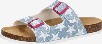LICO Pantolette 'Bioline Platino' in Blau: Vorderseite