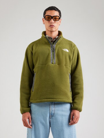 THE NORTH FACE - Jersey 'Fleeski' en verde: frente