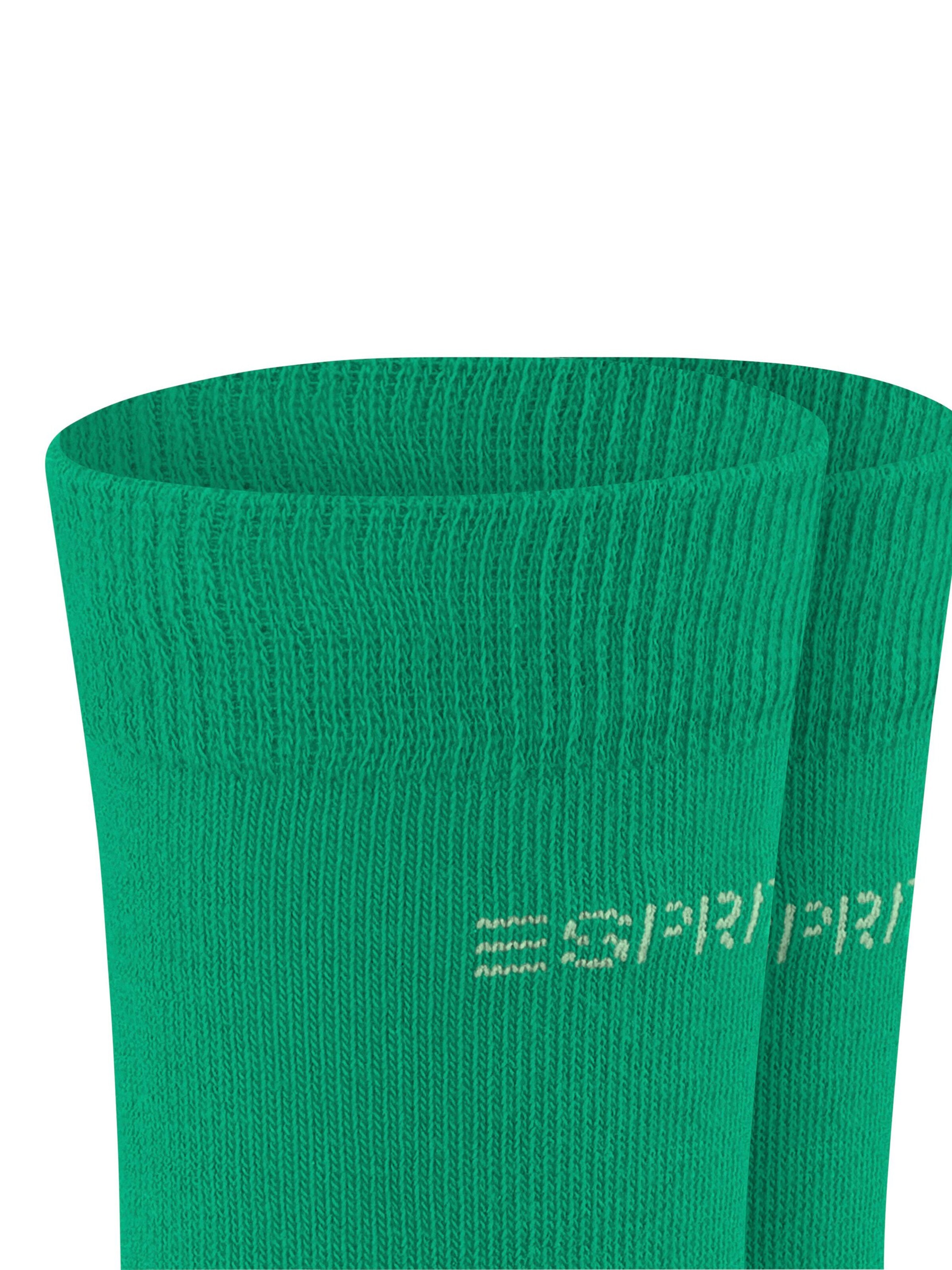 ESPRIT Socks 'Foot Logo 2-Pack' in Green: front