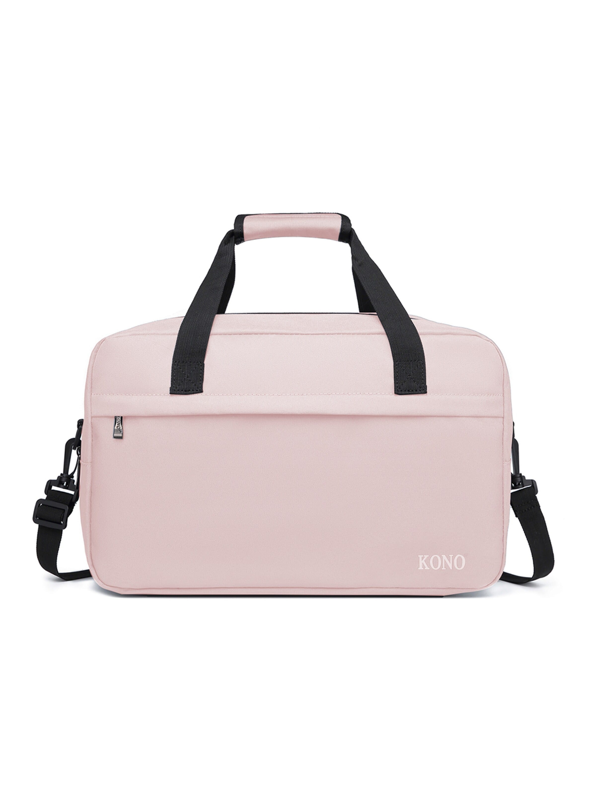 Kono Travel Bag in Pink: front