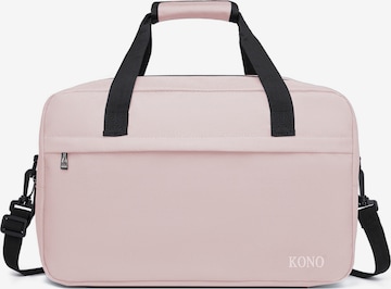 Kono Travel Bag in Pink: front