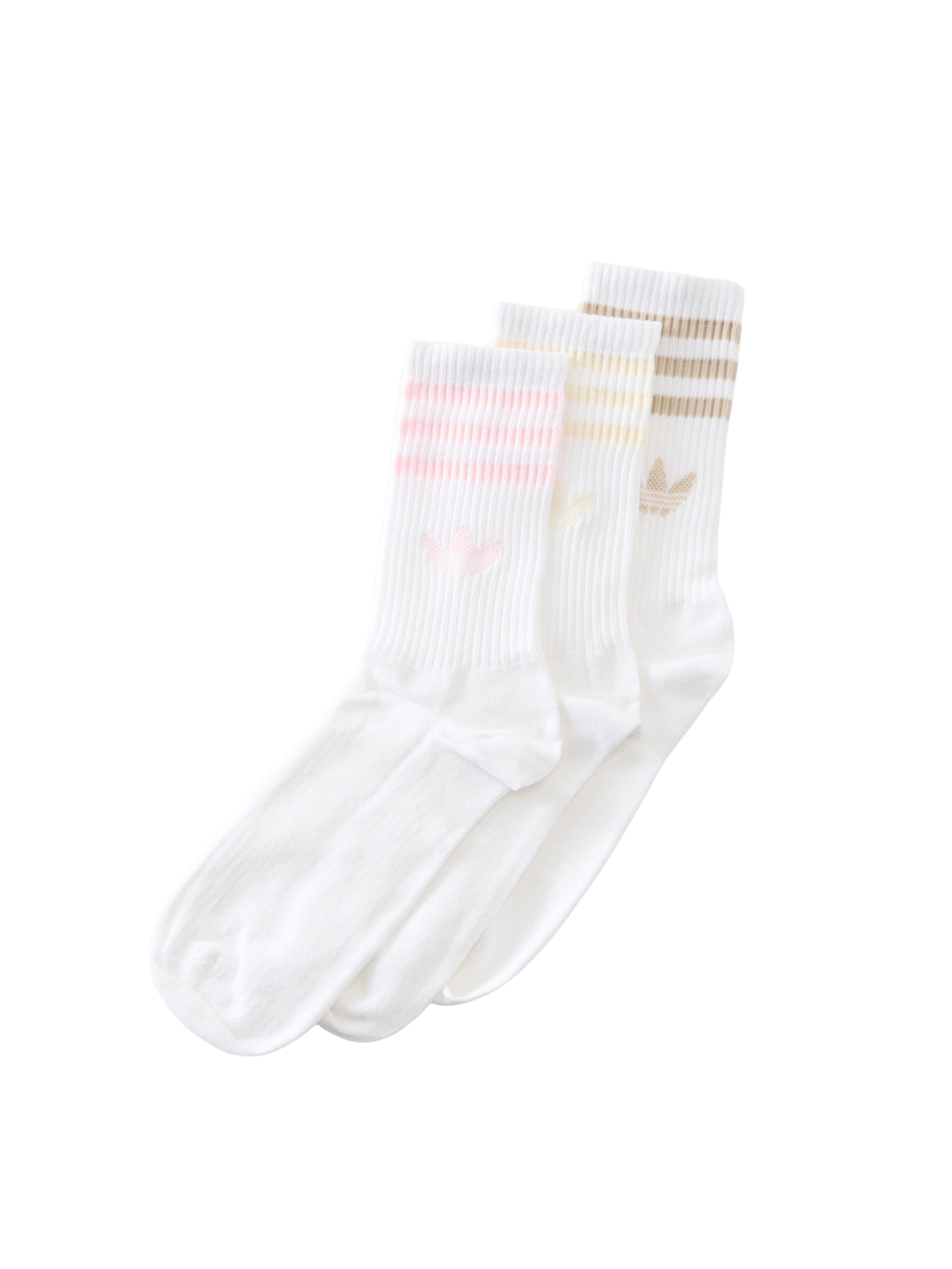 Calzino in 34-36 ADIDAS ORIGINALS di colore camoscio / broccato / rosa / bianco, Visualizzazione prodotti