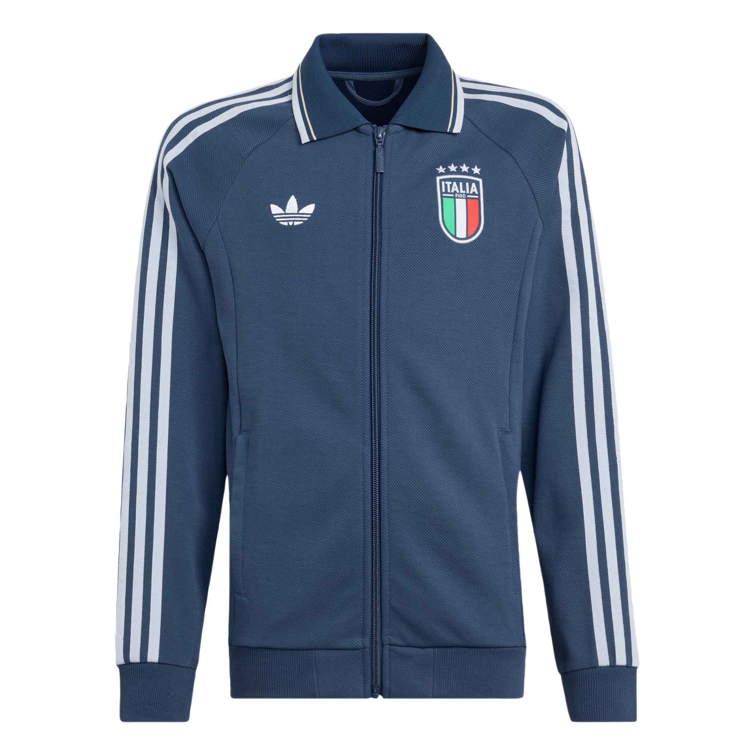 Veste de survêtement 'Italy Away Anthem Jacket' ADIDAS PERFORMANCE en bleu : devant