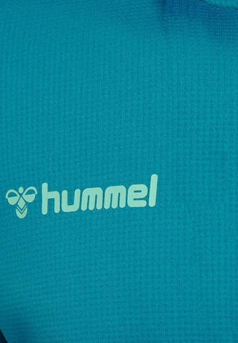 Hummel Sportsweatjacke 'Poly' in Blau