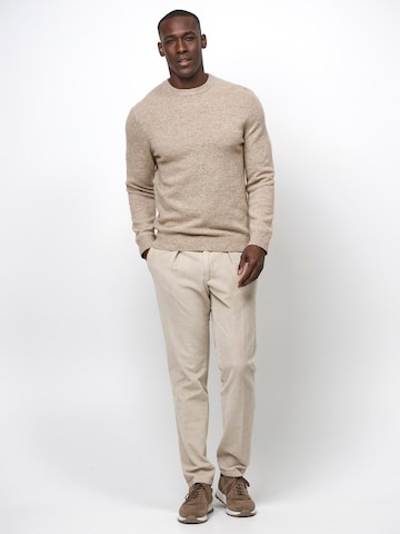Pull-over Profuomo en beige : devant
