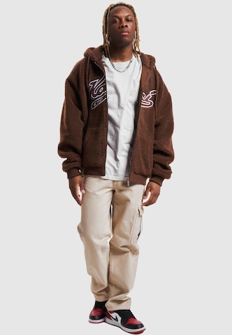 Veste en polaire 'Varsity' Karl Kani en marron