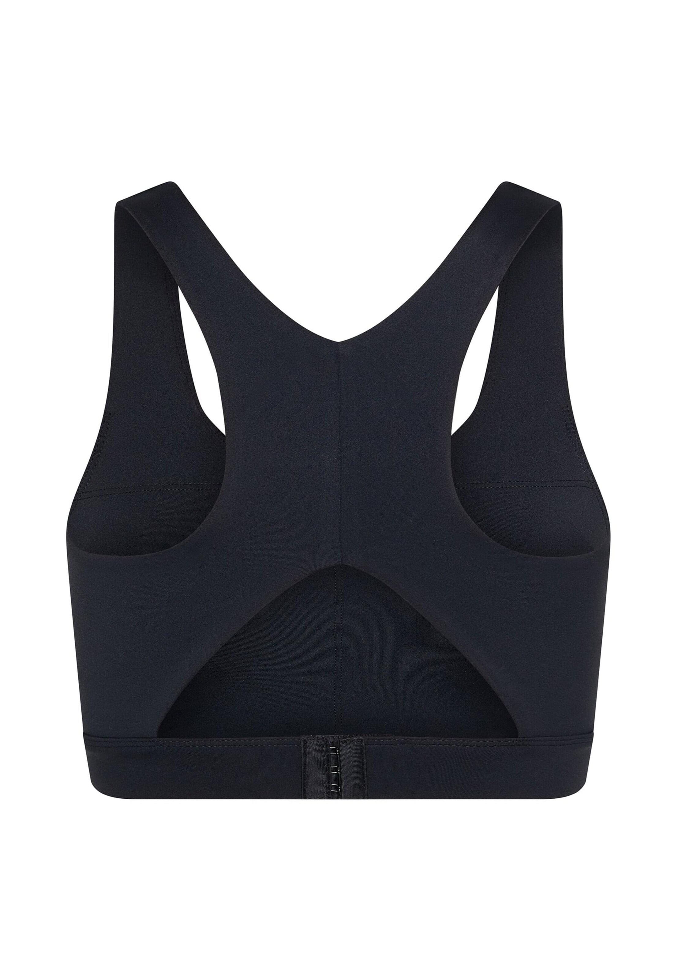Born Living Yoga Bustier BH 'Gold' in Zwart