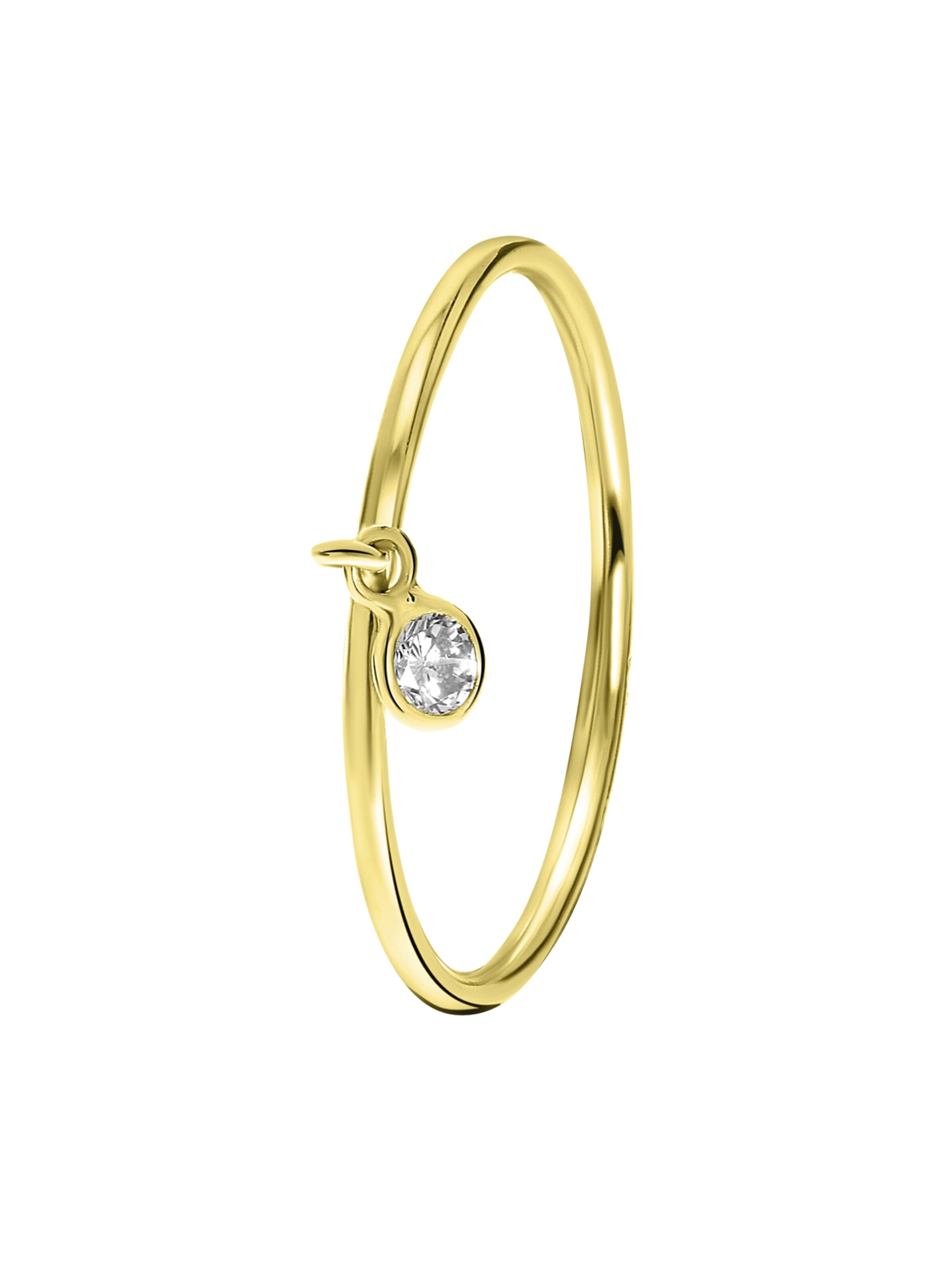 Lucardi Ring in Gold: Vorderseite