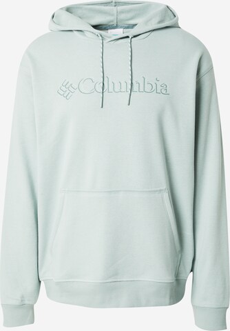 COLUMBIA - Sweatshirt de desporto em verde: frente