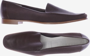 JIL SANDER Flats & Loafers in 39 in Brown: front
