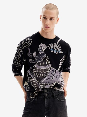 Desigual Sweater in Black: front