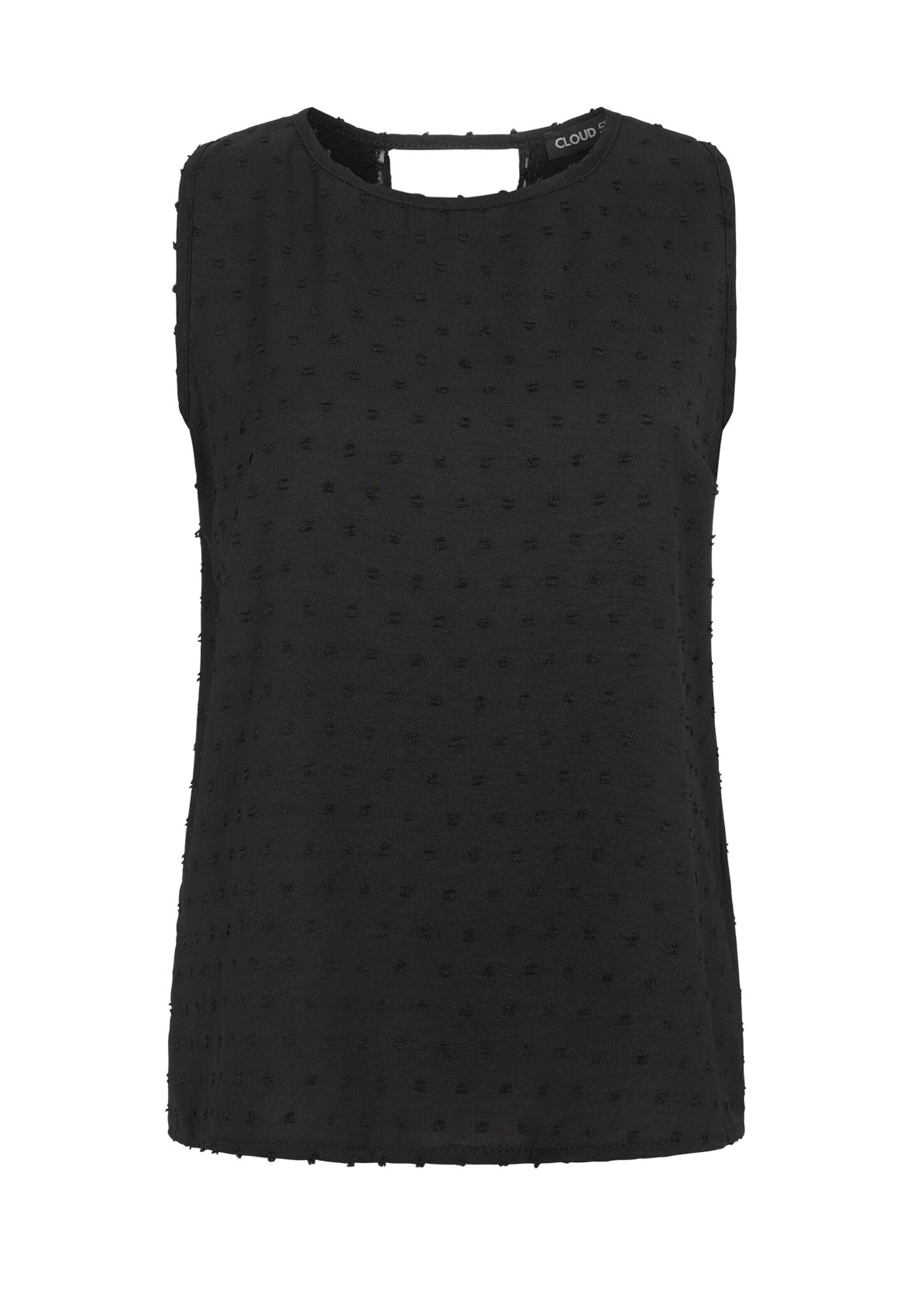 Cloud5ive Bluse in Schwarz: Vorderseite