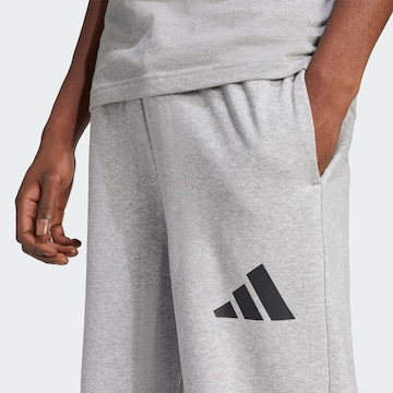 ADIDAS SPORTSWEAR Wide leg Sportbroek 'Essentials' in Grijs