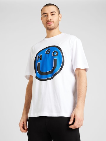 HUGO Blue - Camiseta 'Nimper' en blanco: frente