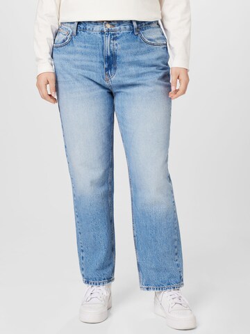 ONLY Curve Regular Jeans 'ROBYN' in Blauw: voorkant