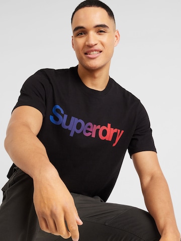 Superdry Koszulka w kolorze czarny