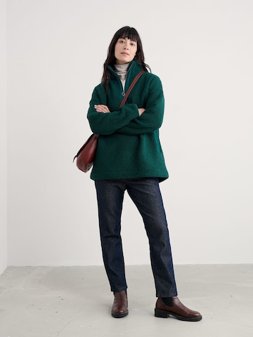 Veste en polaire 'Barnaloft' Seasalt Cornwall en vert